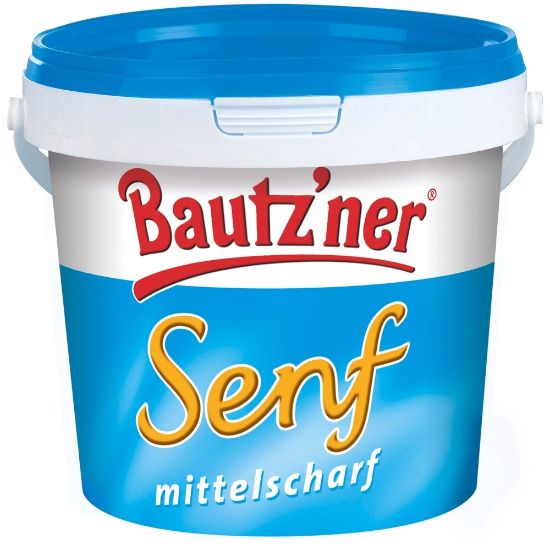Bild von Bautz'ner Senf mittelscharf mit der Beschreibung 1000 ml Eimer