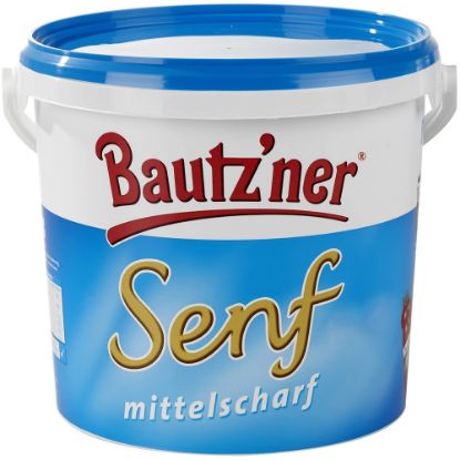 Bild von Bautz'ner Senf mittelscharf mit der Beschreibung 5 kg Eimer