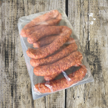 Bild von FRISCHE Knacker Bauernart 100g/Stk mit der Beschreibung Ob zu Grünkohl,Sauerkohl oder Solo - kalt oder heiß - immer ein  Genuss.