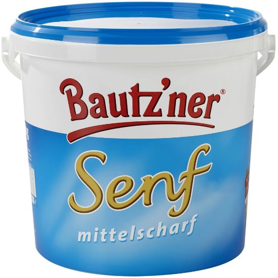 Bild von Bautz'ner Senf mittelscharf mit der Beschreibung 10 kg Eimer